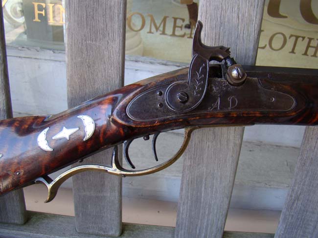 A Kentucky rifle in original percussion by Adam Daniels of Snyder County, PA., circa 1845 — image 2
